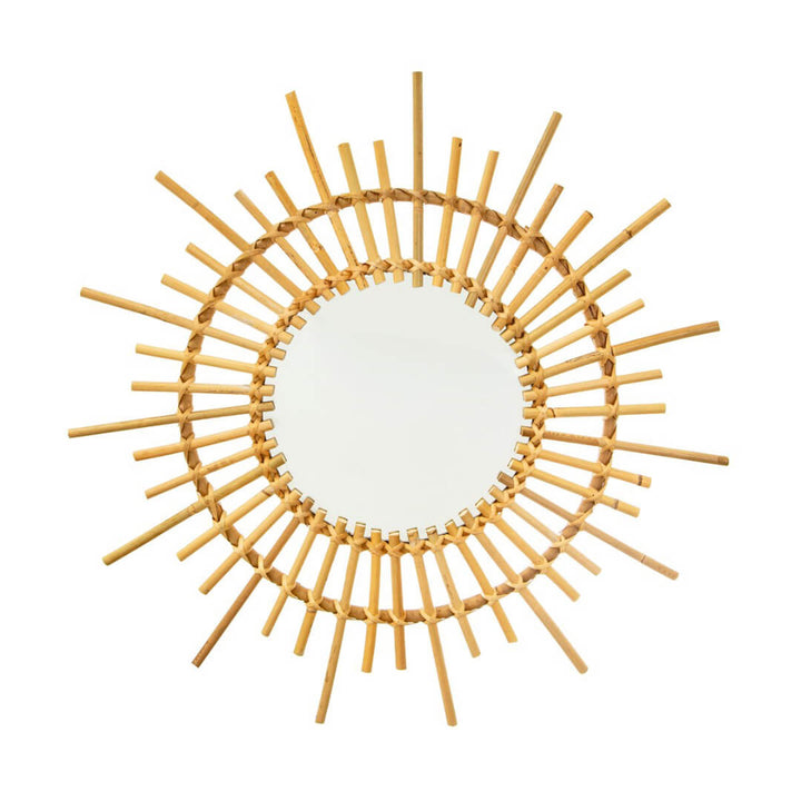 Starburst Rattan Mirror