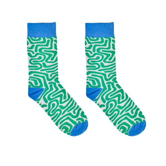 Afropop Green Roots Socks (M/L)