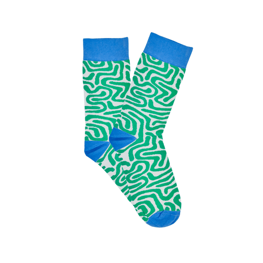 Afropop Green Roots Socks (M/L)