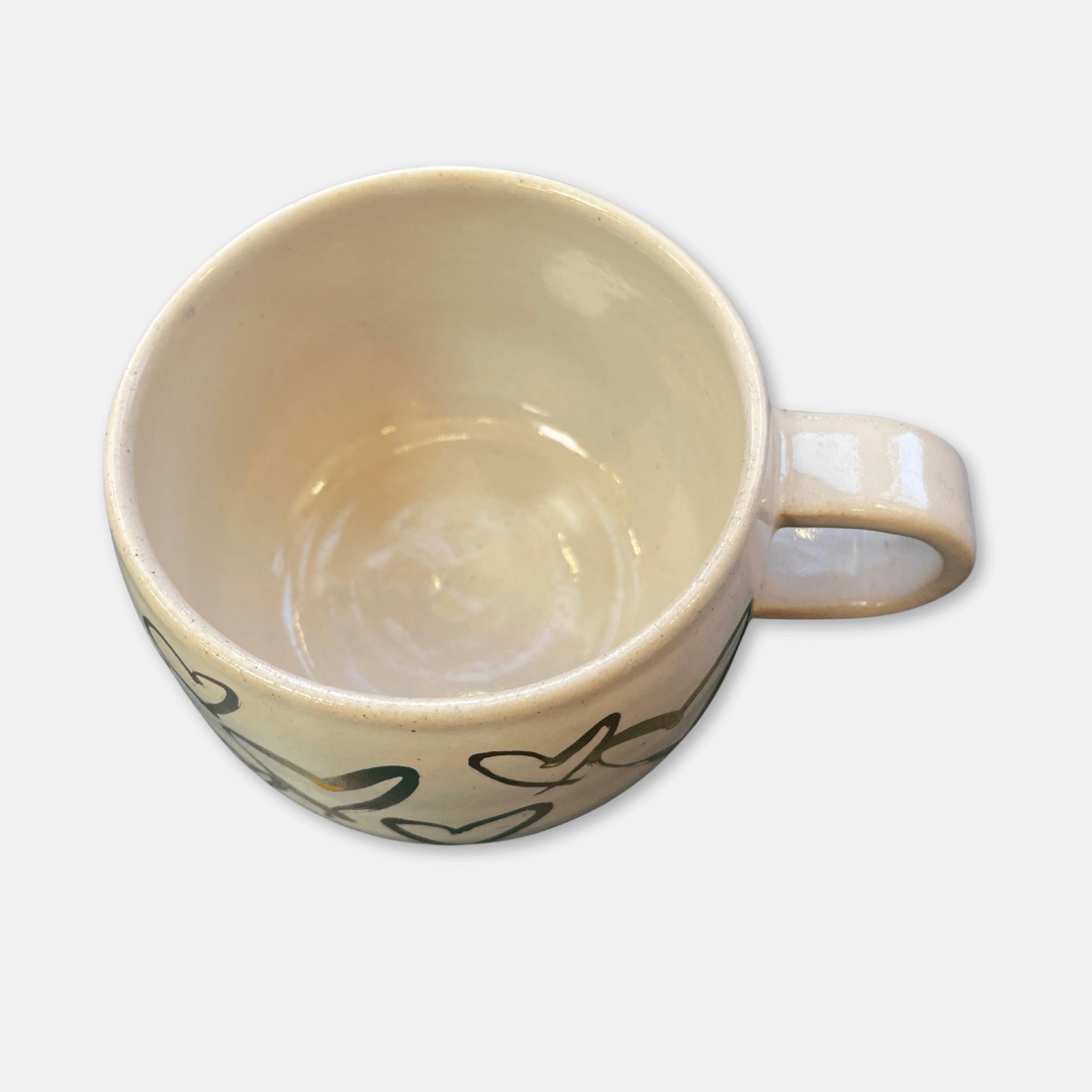 Gold Hearts Mug