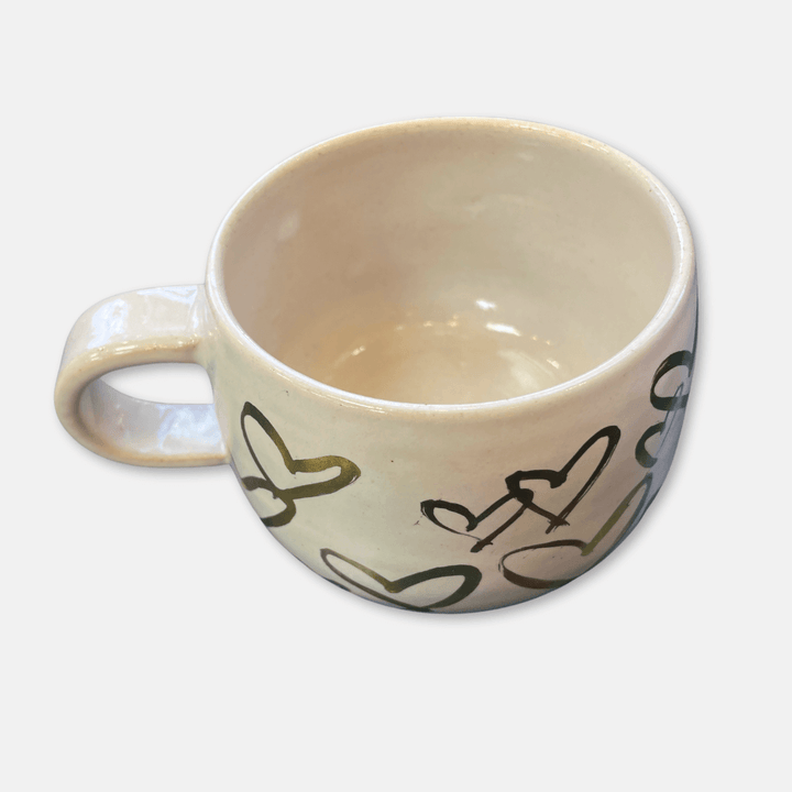 Gold Hearts Mug