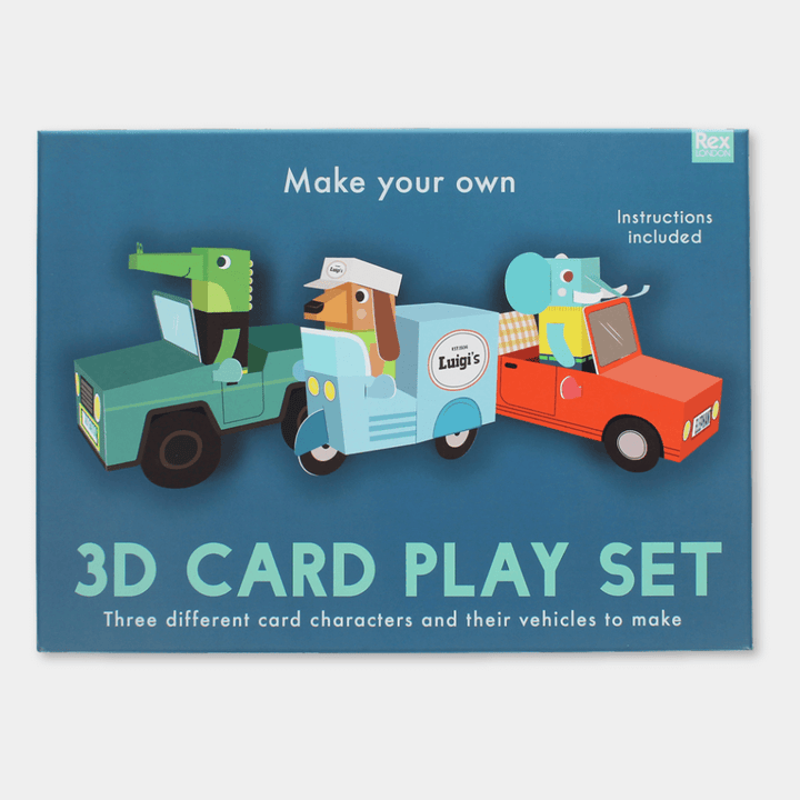 Animal Automobiles 3D Play Set