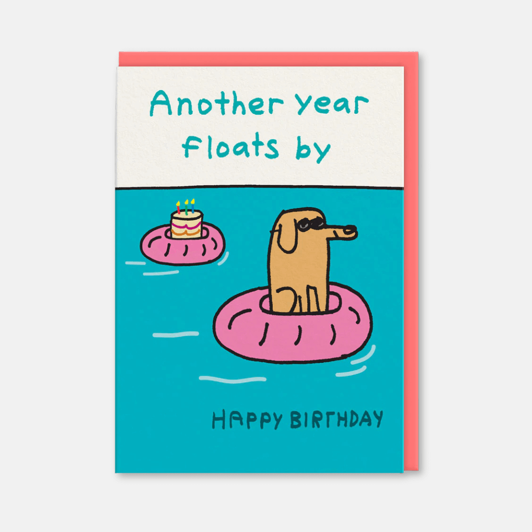 Another Year Floats By Greetings Card