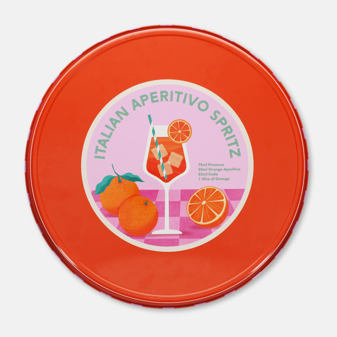 Aperitivo Spritz Metal Serving Tray