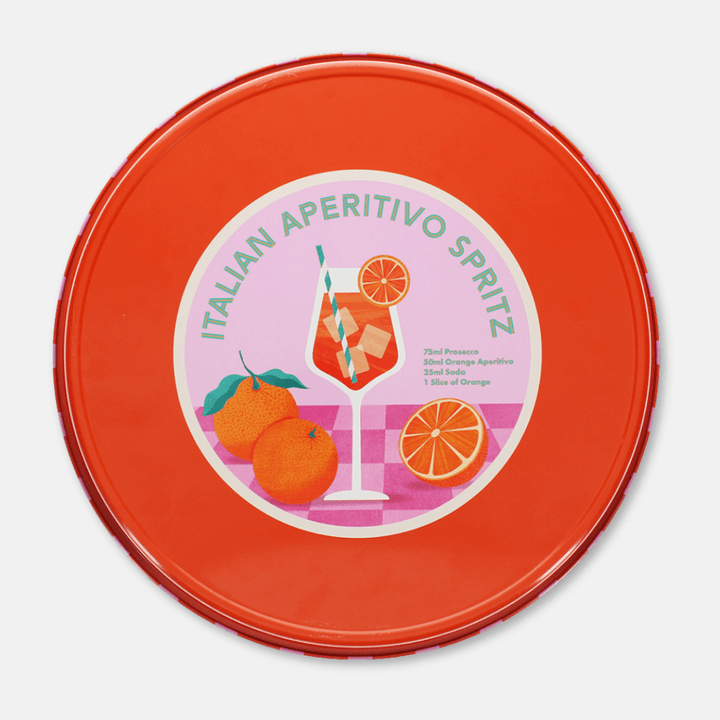 Aperitivo Spritz Metal Serving Tray