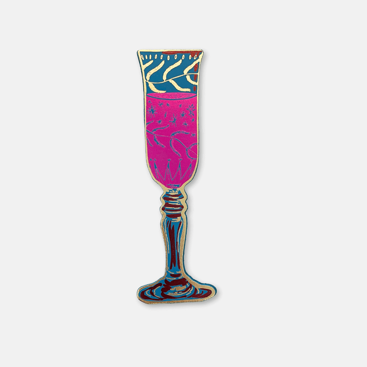 Santé Wineglass Bookmark