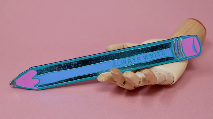 Always Write Pencil Bookmark