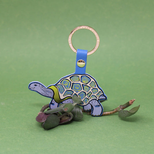 Easy Going Tortoise Key Ring