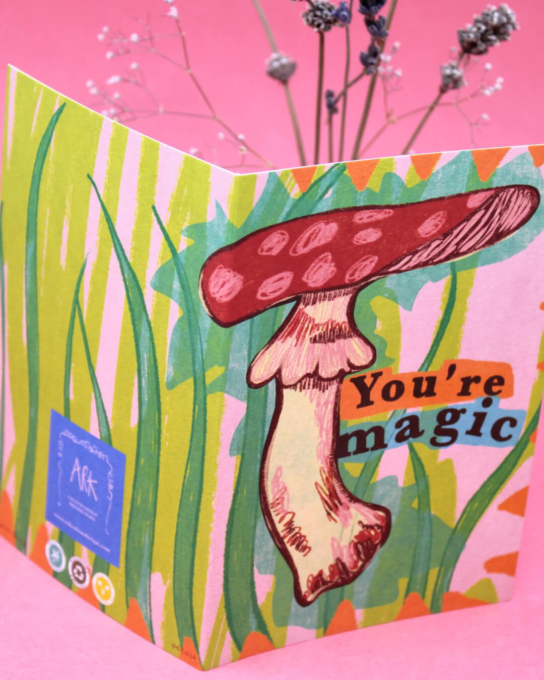 You're Magic Mushroom Greetings Card