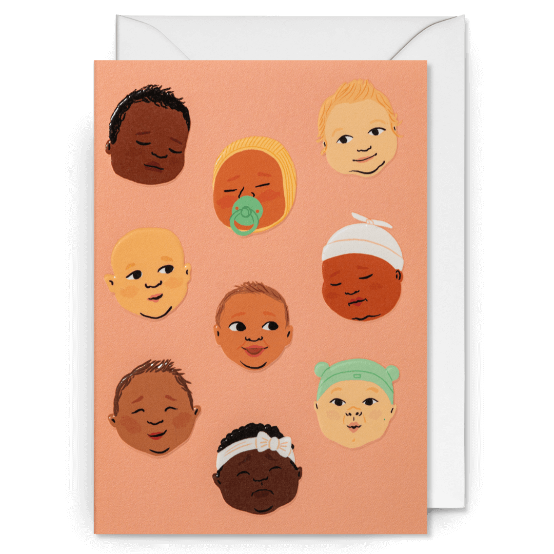 Babies Greetings Card