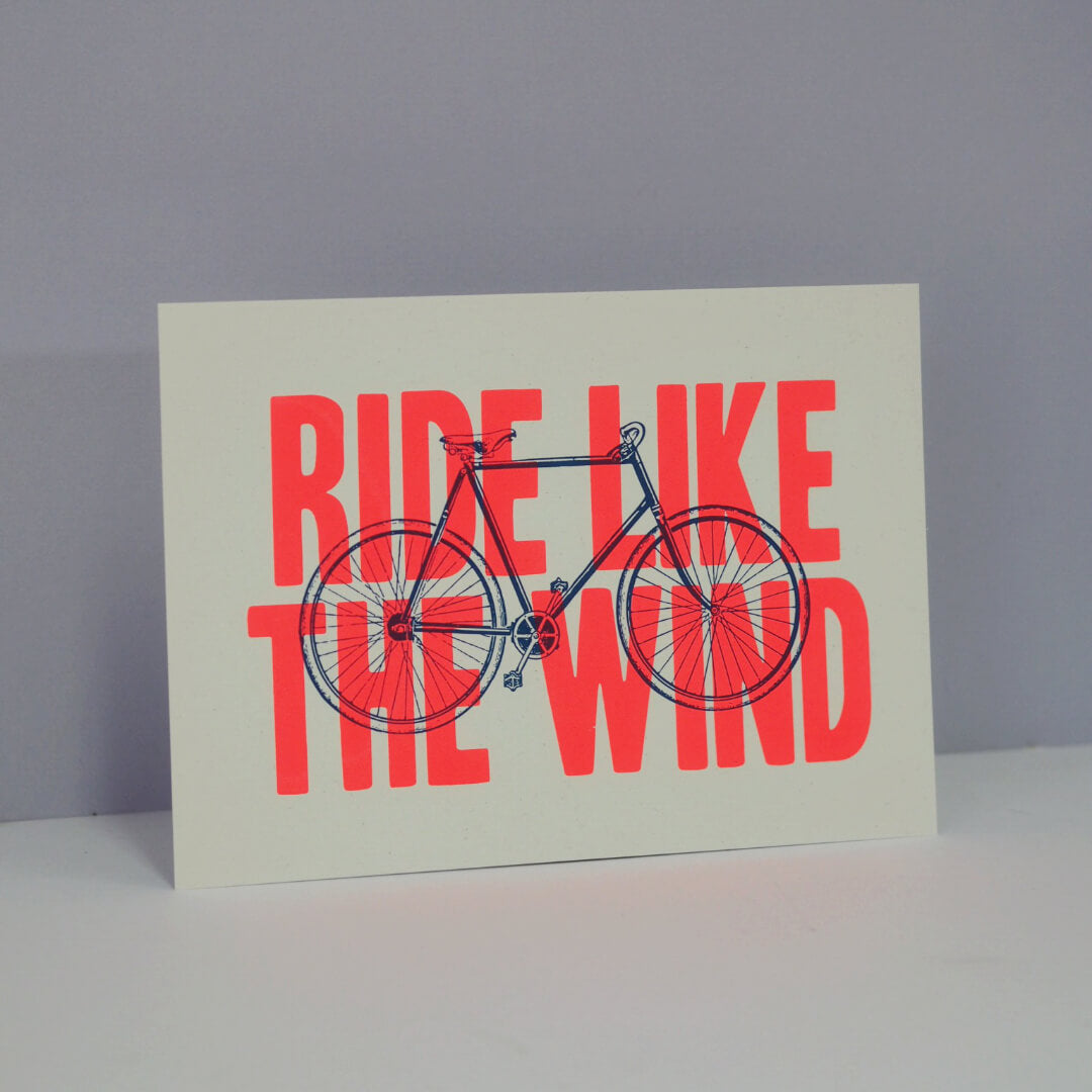 Ride Like the Wind A4 Art Print