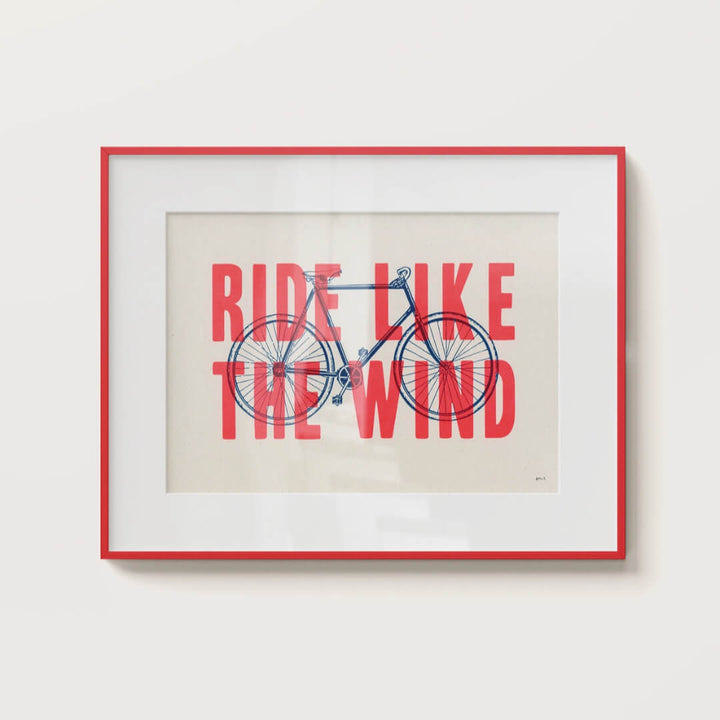 Ride Like the Wind A4 Art Print