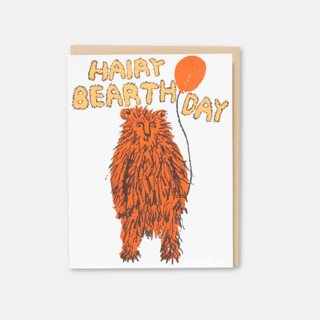 Birthday Bear Greetings Card
