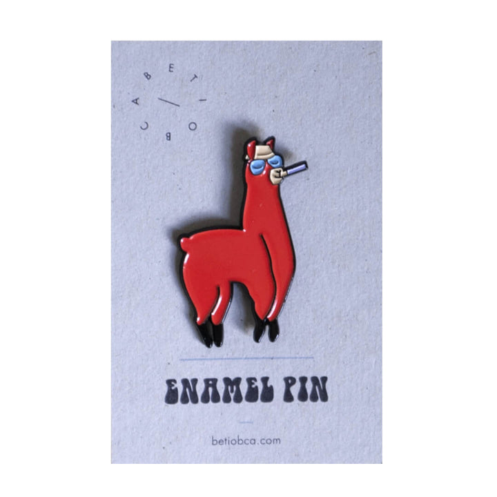 Gonzo Llama Enamel Pin