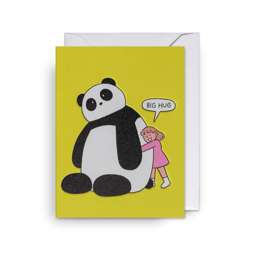 Big Hug Panda Mini Greetings Card