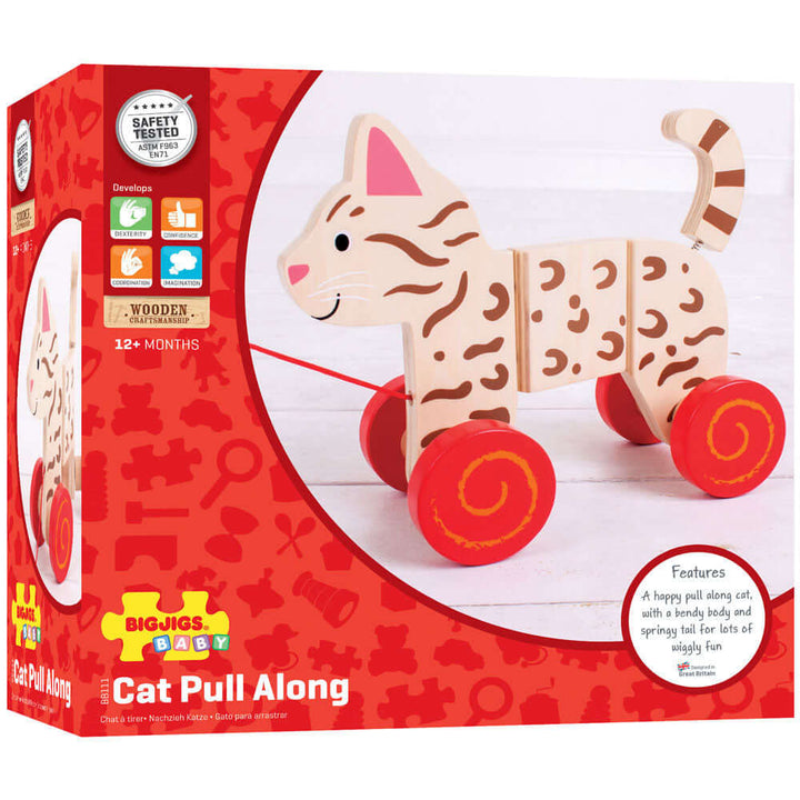 Cat Pull Along Toy