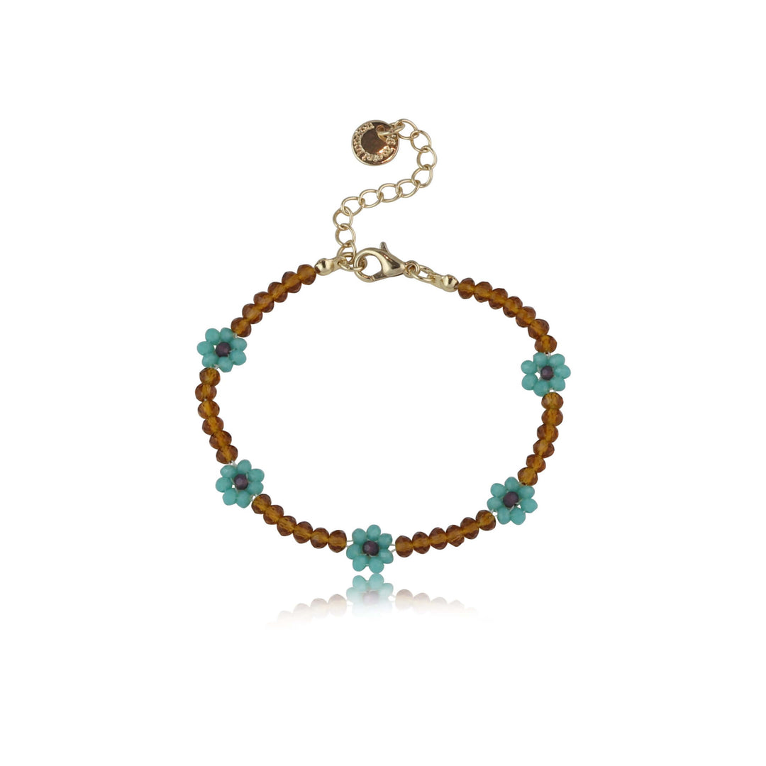 Daisy Chain Beaded Bracelet