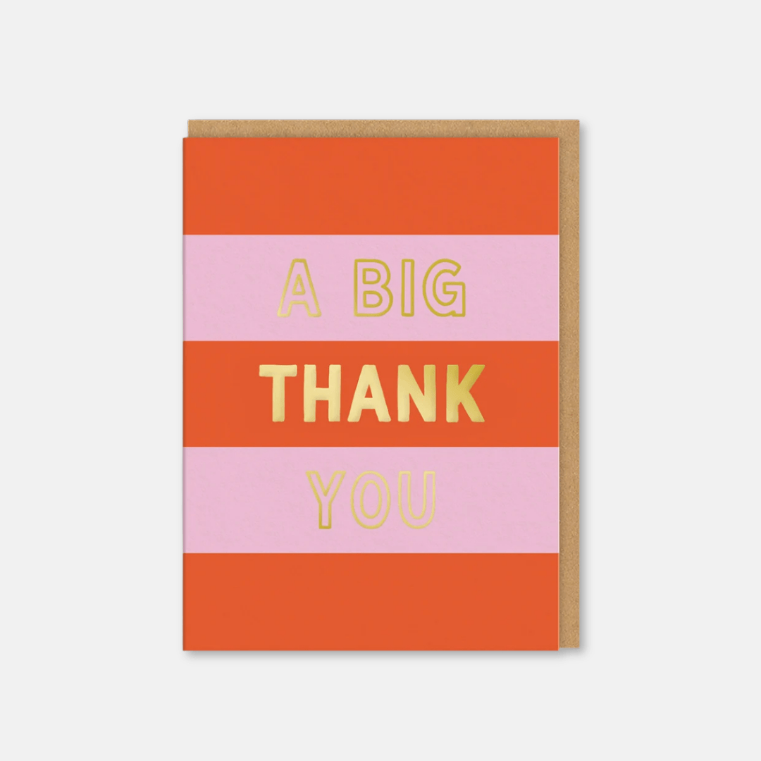 A Big Thank You Mini Greetings Card 6 Pack