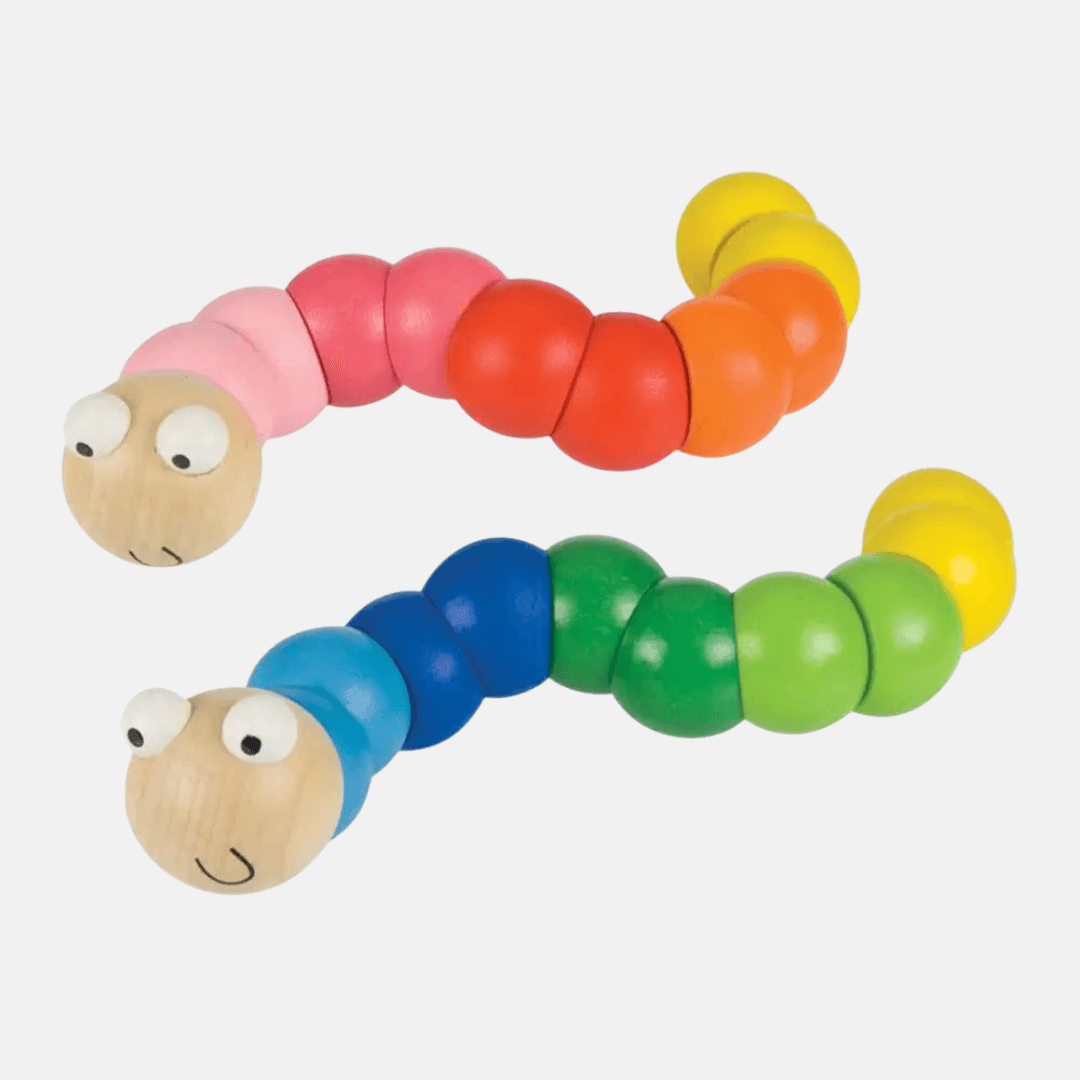 Wooden Wiggly Worms
