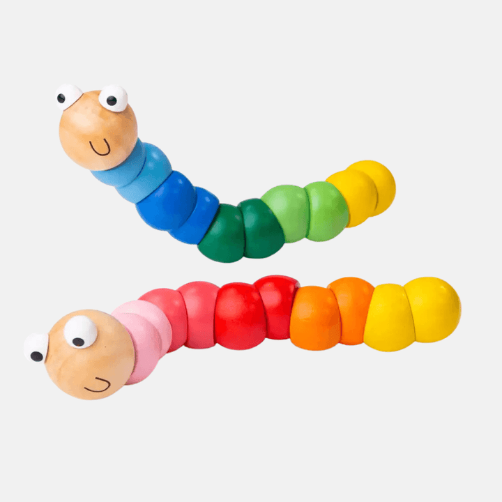 Wooden Wiggly Worms