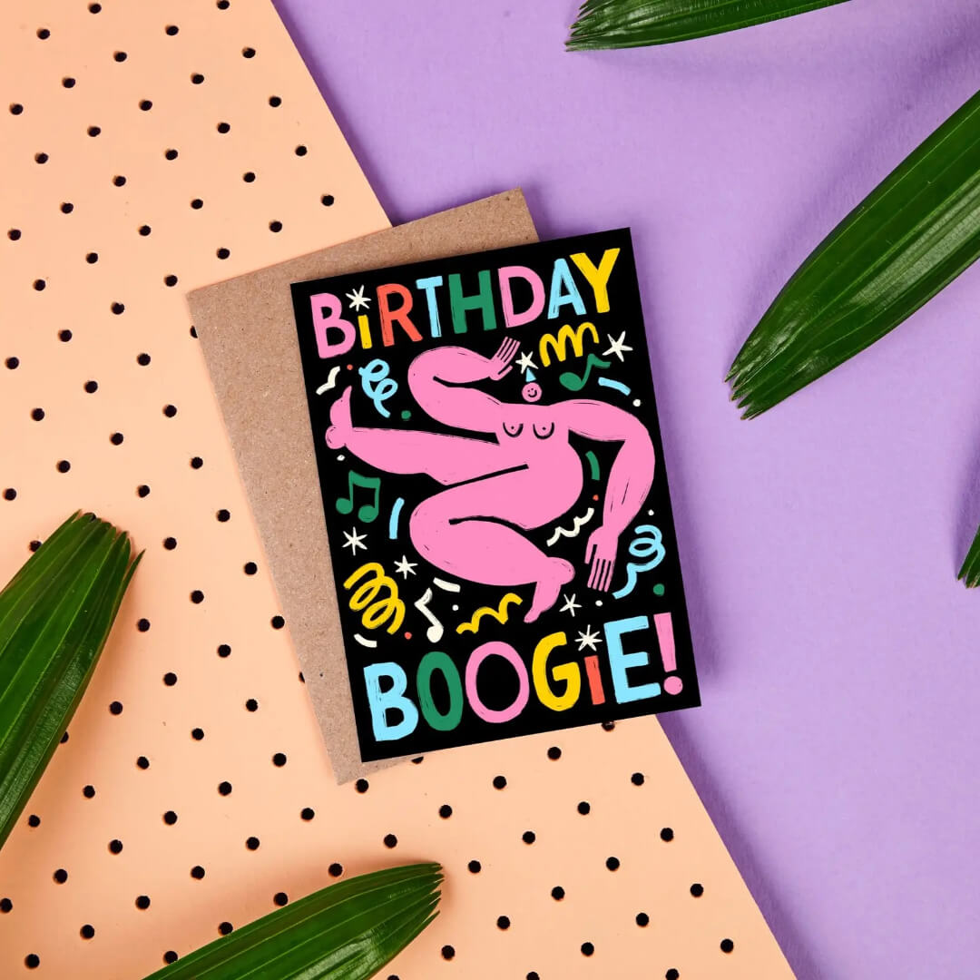 Birthday Boogie Greetings Card