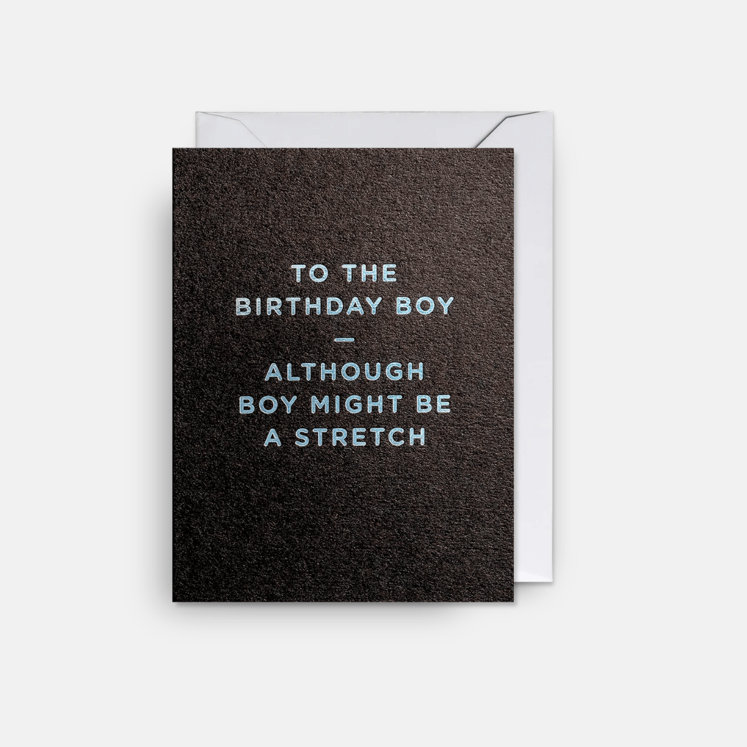 Birthday Boy Mini Greetings Card