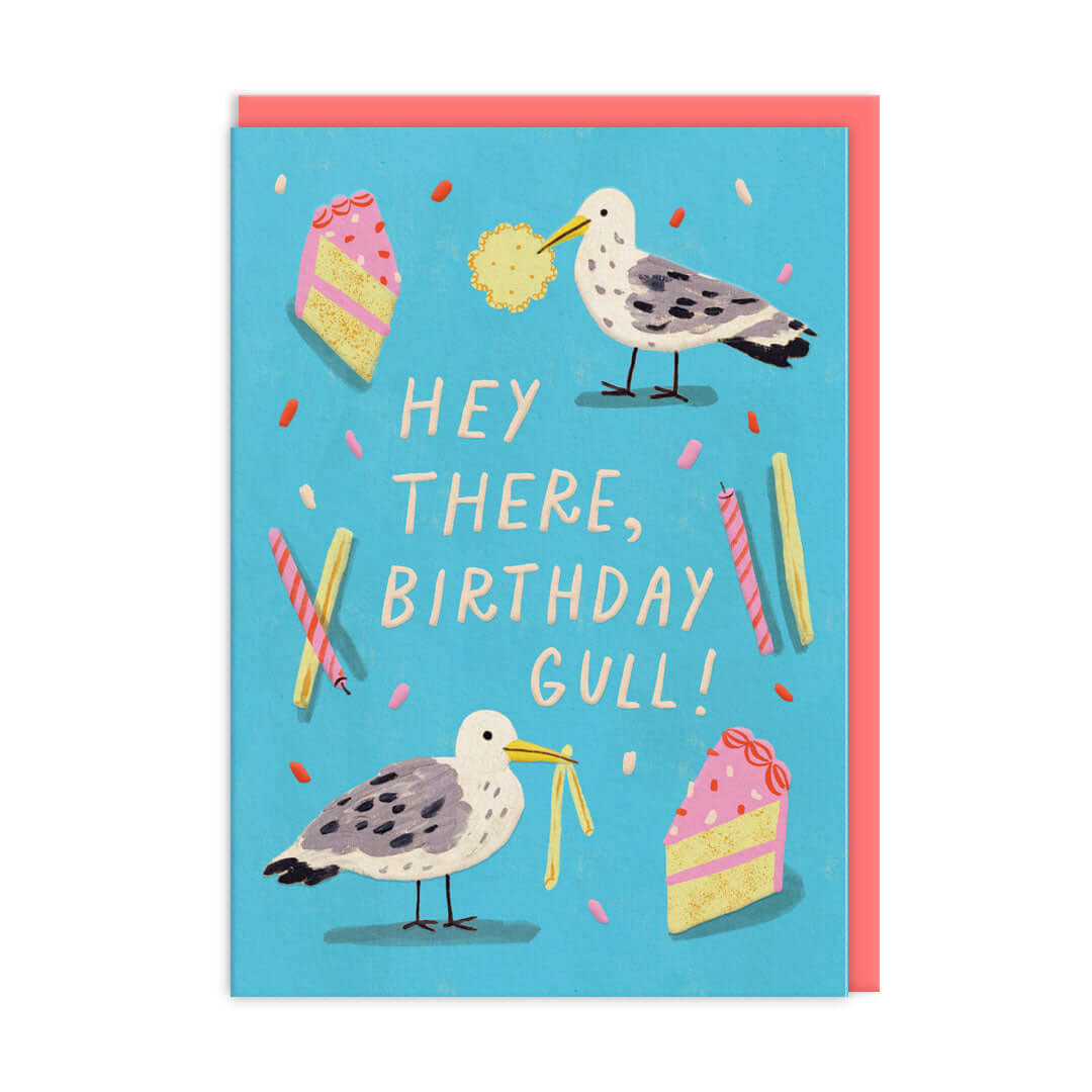 Birthday Gull Greetings Card