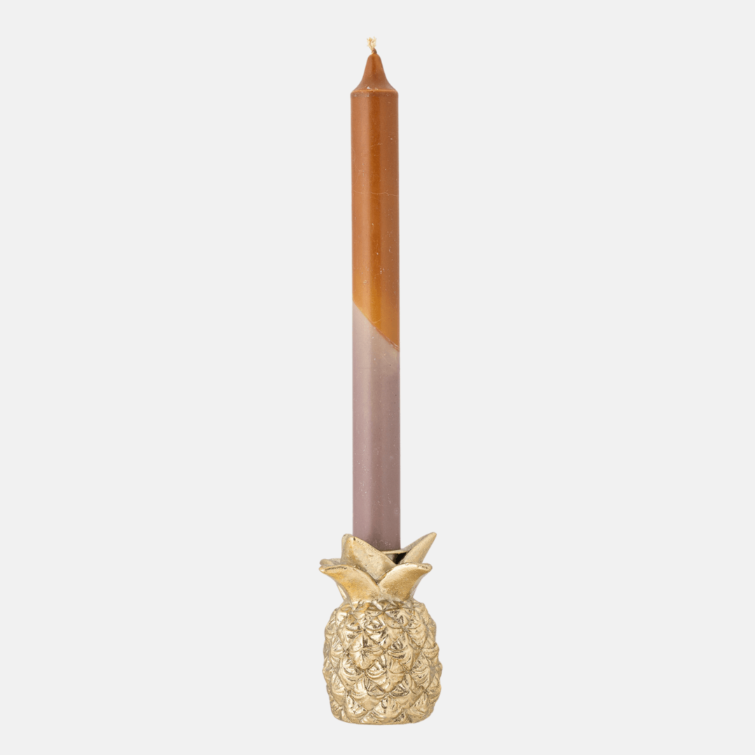 Gold Pineapple Candle Holder