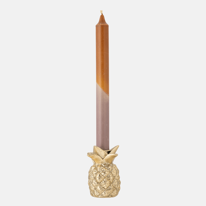 Gold Pineapple Candle Holder