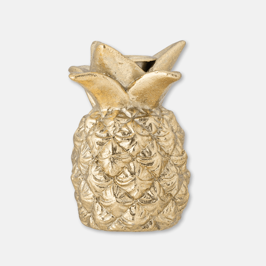 Gold Pineapple Candle Holder