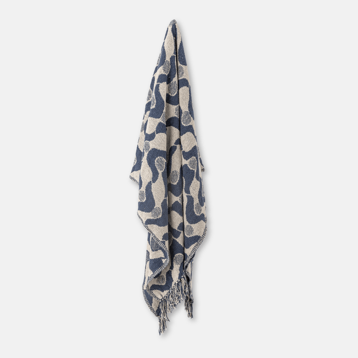 Blue Santena Recycled Blanket