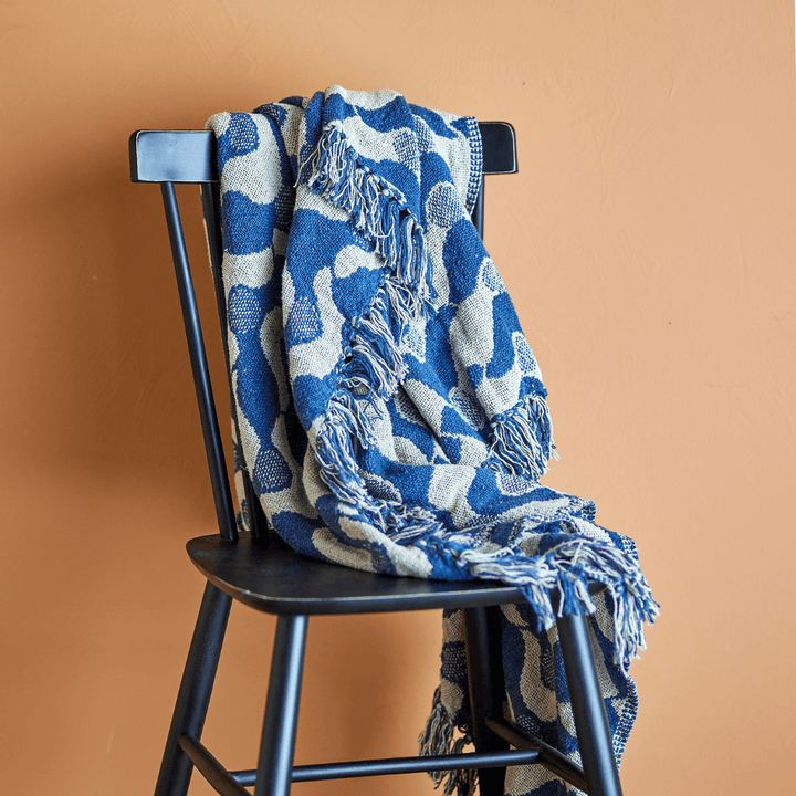 Blue Santena Recycled Blanket