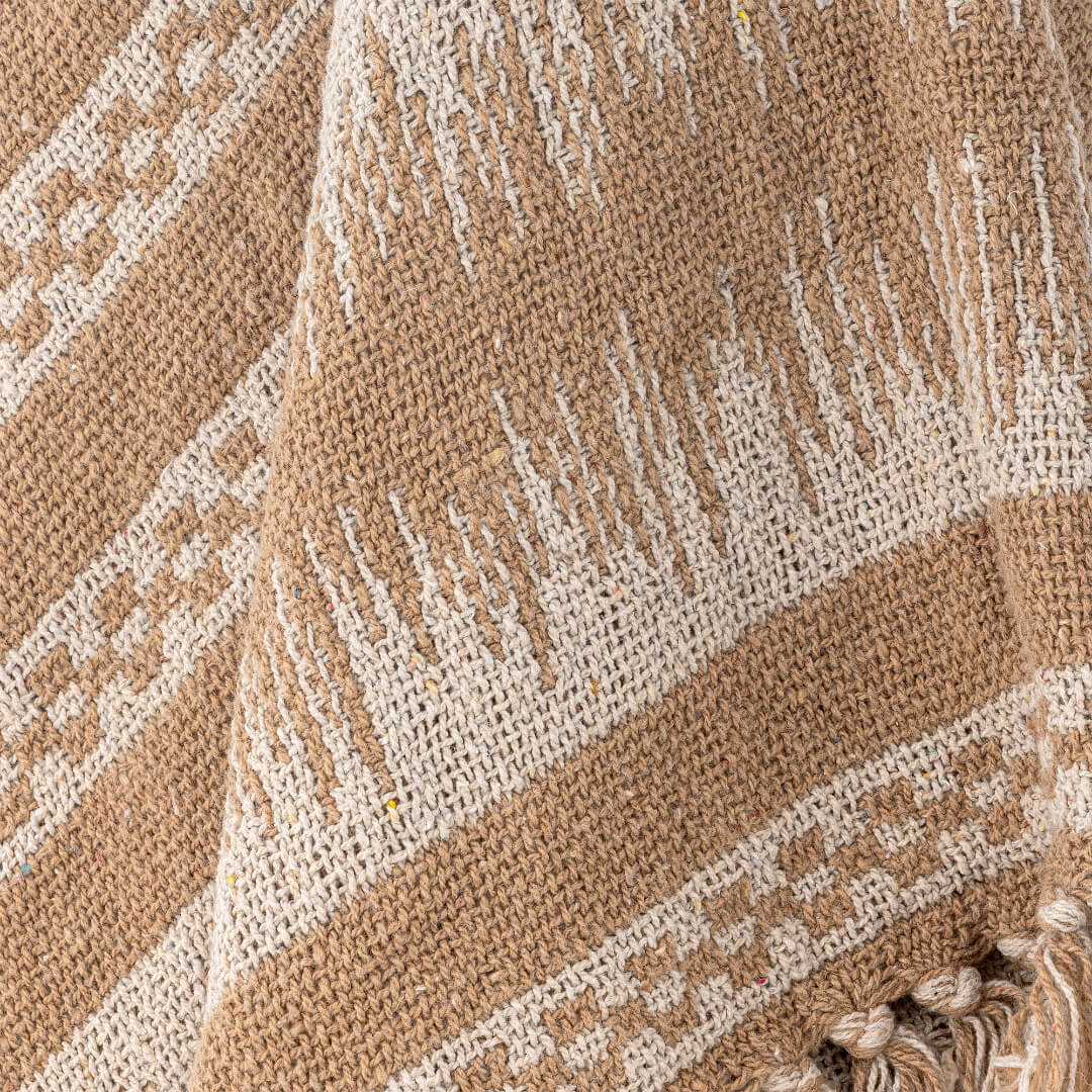 Brown Marmi Recycled Blanket