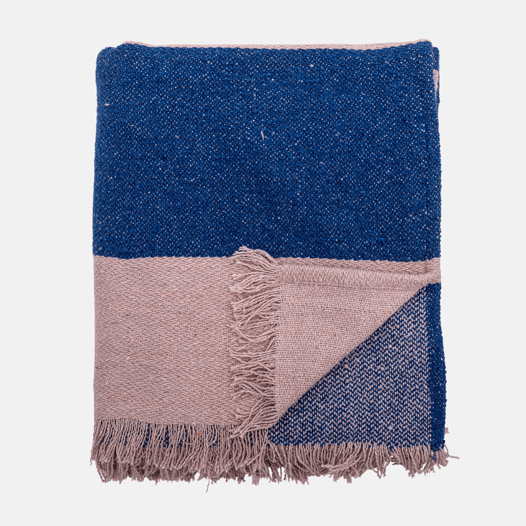 Cadeo Pink and Blue Throw