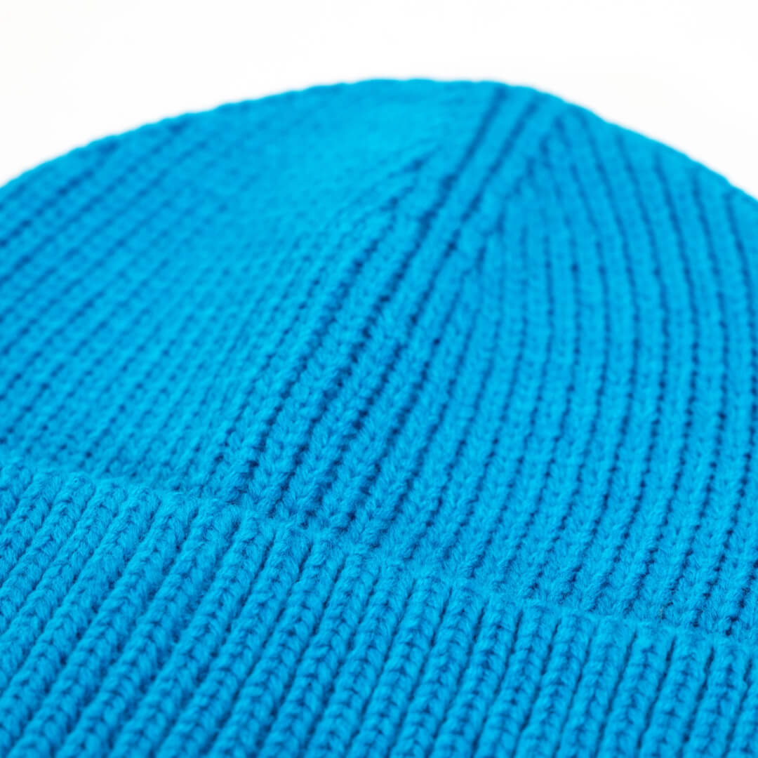 Blue Recycled Beanie Hat