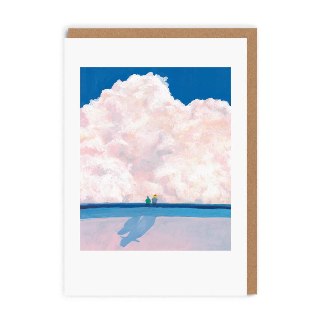 Blue Sky Landscape Greetings Card