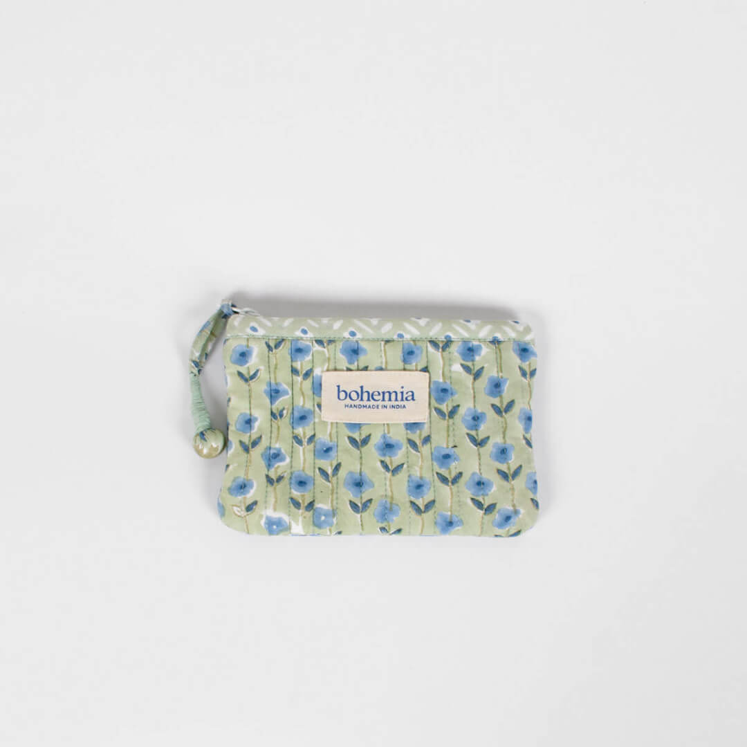 Sage Bohemia Zip Purse