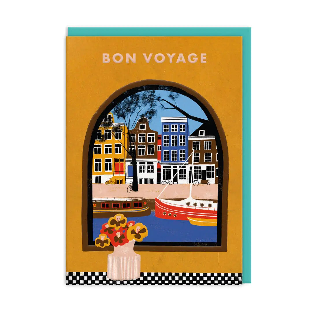 Bon Voyage Greetings Card