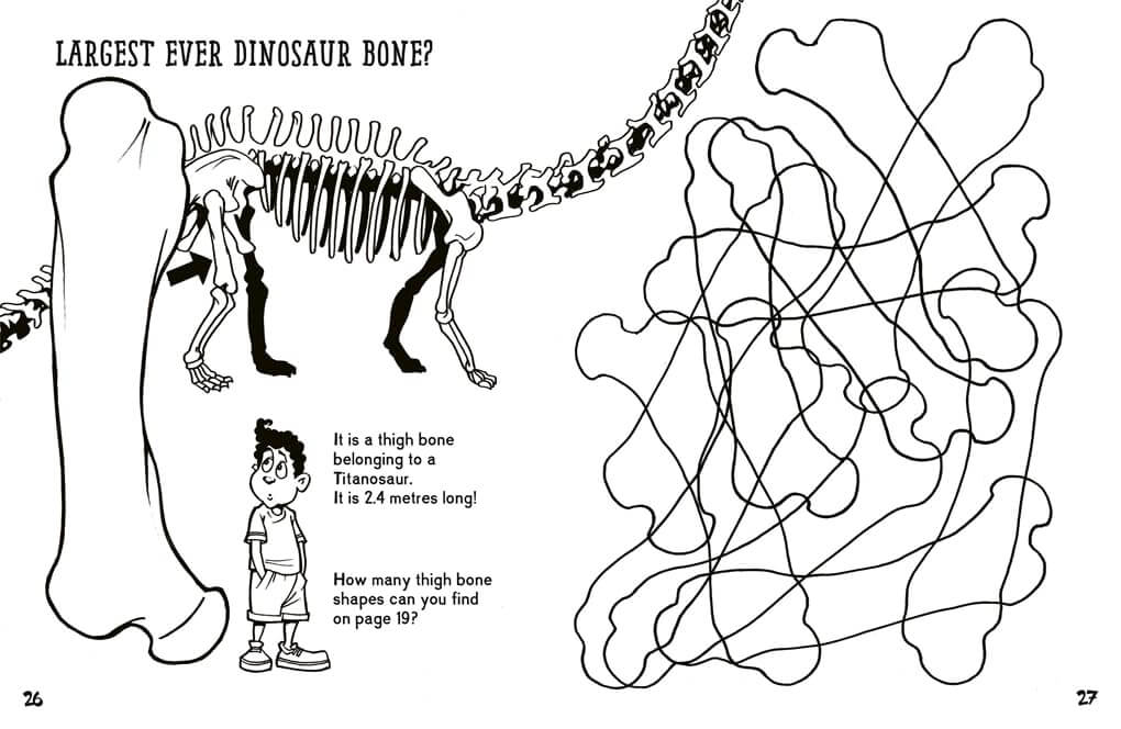 Dinosaurs Boredom Buster Activity Book