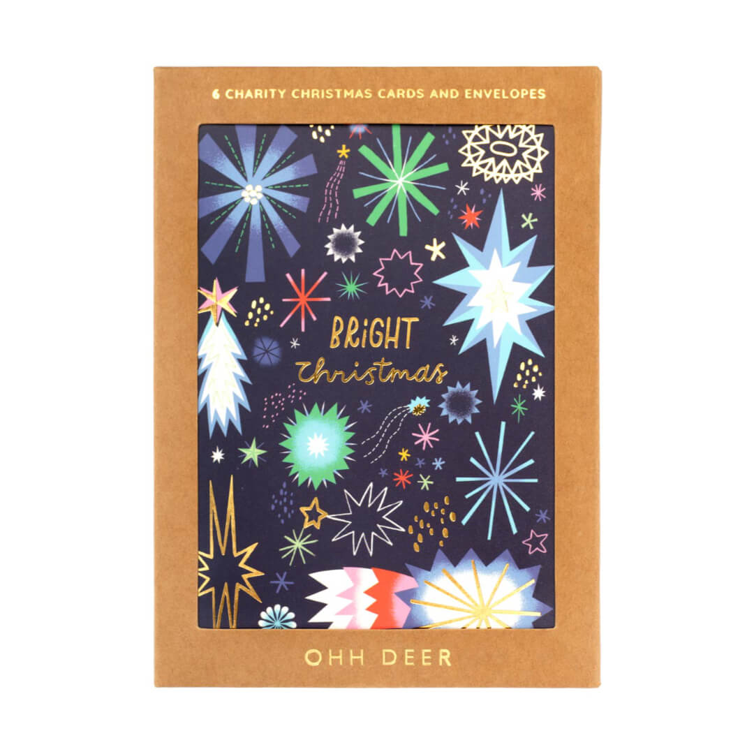 Bright Christmas Charity Christmas Card 6 Pack