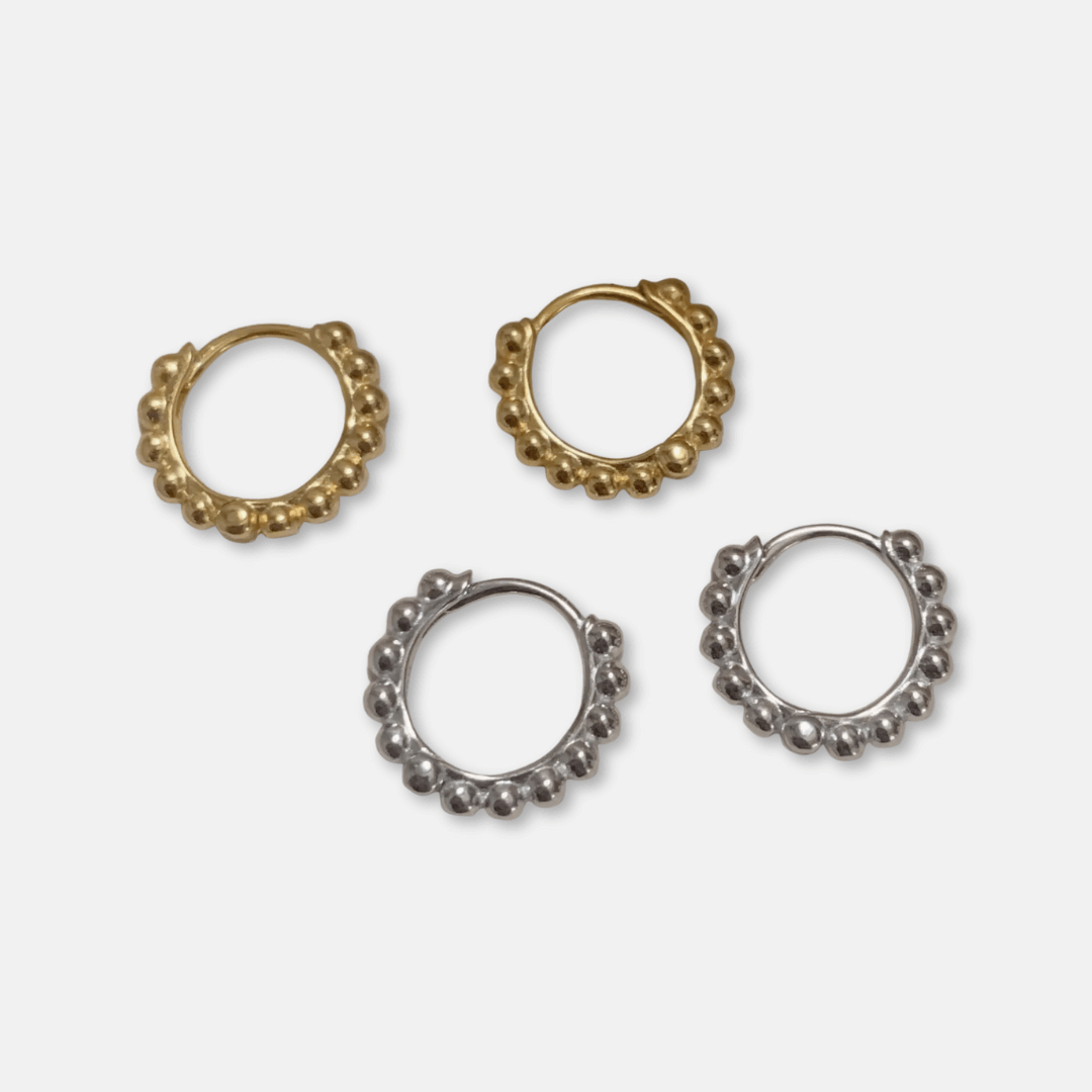 Bubble Hoop Earrings