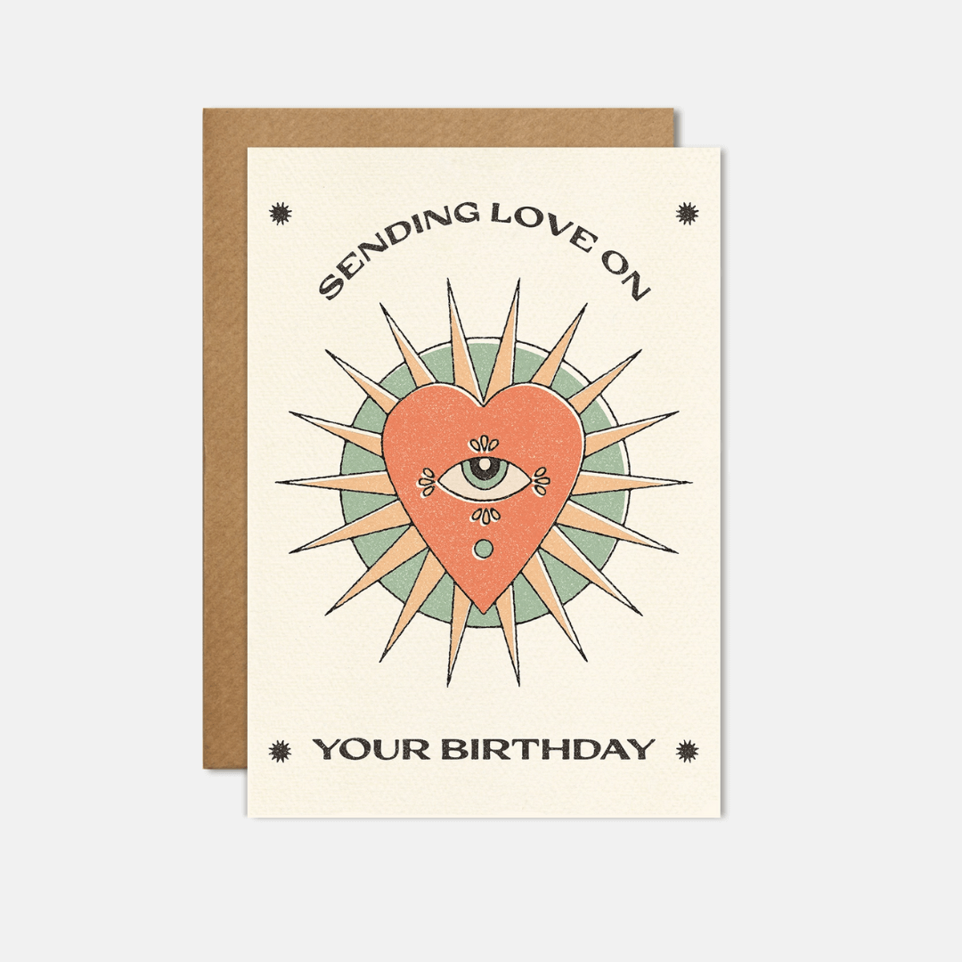 Sending Love Birthday Greetings Card