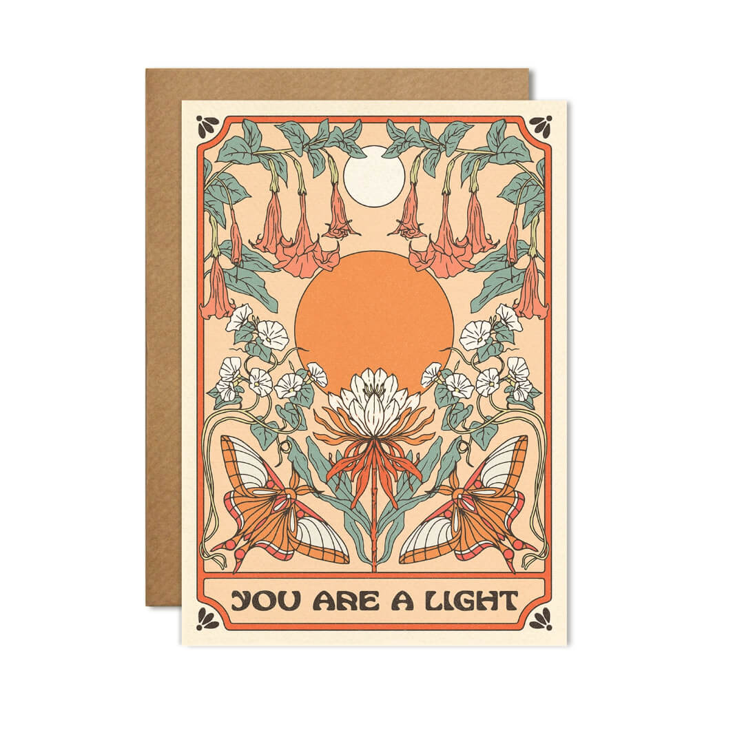 You Are A Light Greetings Card