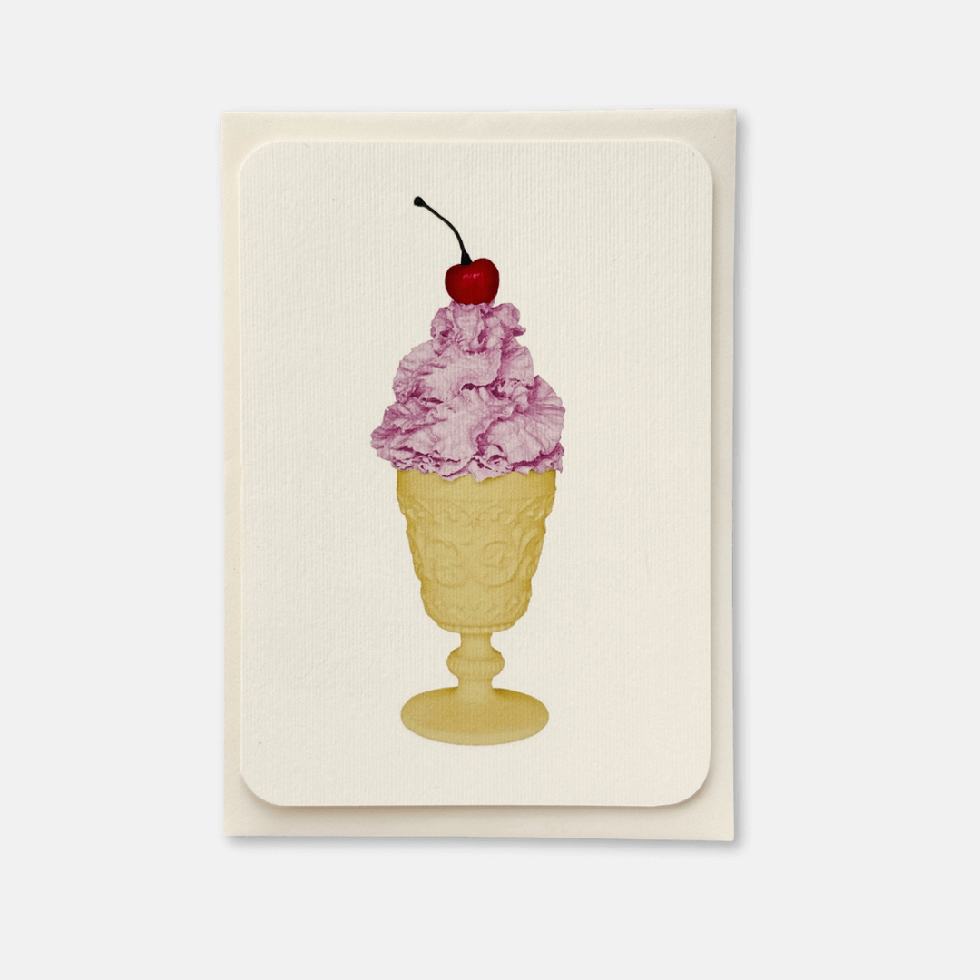 Rose Chantilly Cream Greetings Card