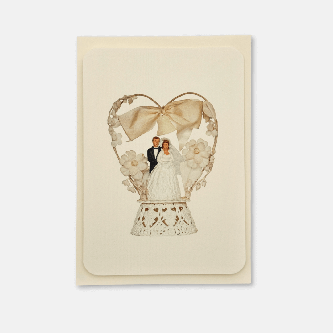 Wedding Cake Topper Greetings Card