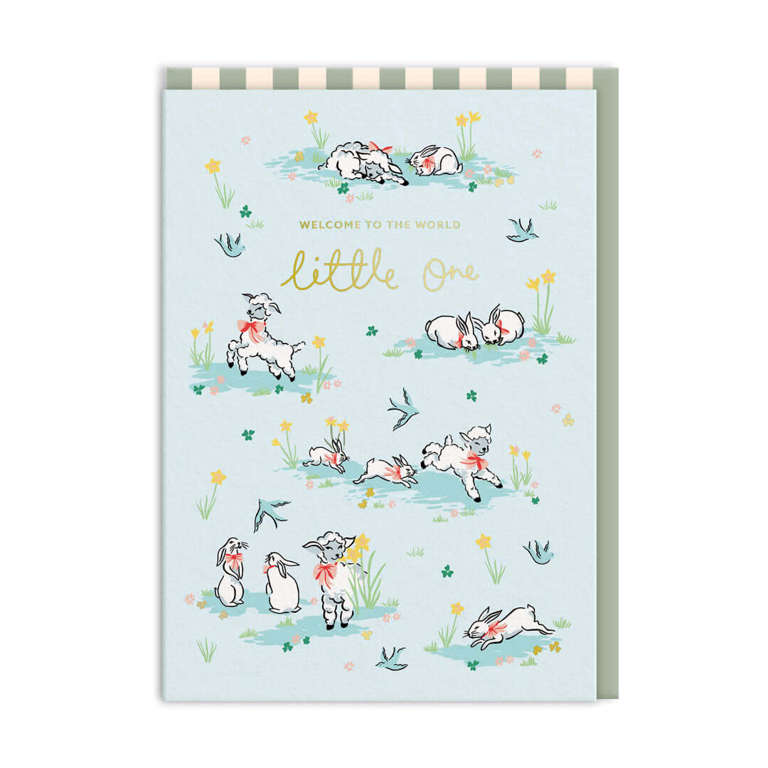 Welcome Little One Greetings Card