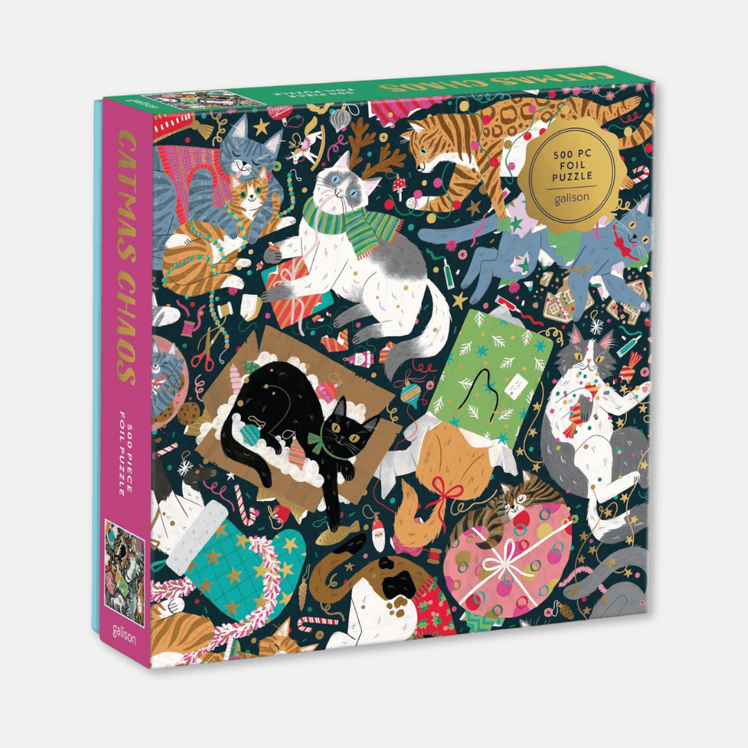 Catmas Chaos 500 Piece Puzzle