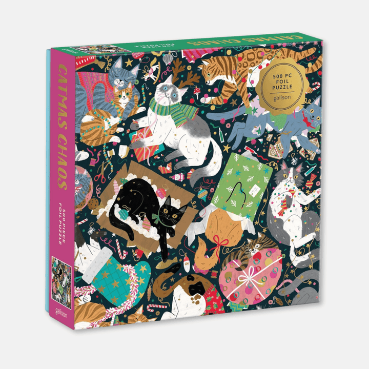 Catmas Chaos 500 Piece Puzzle