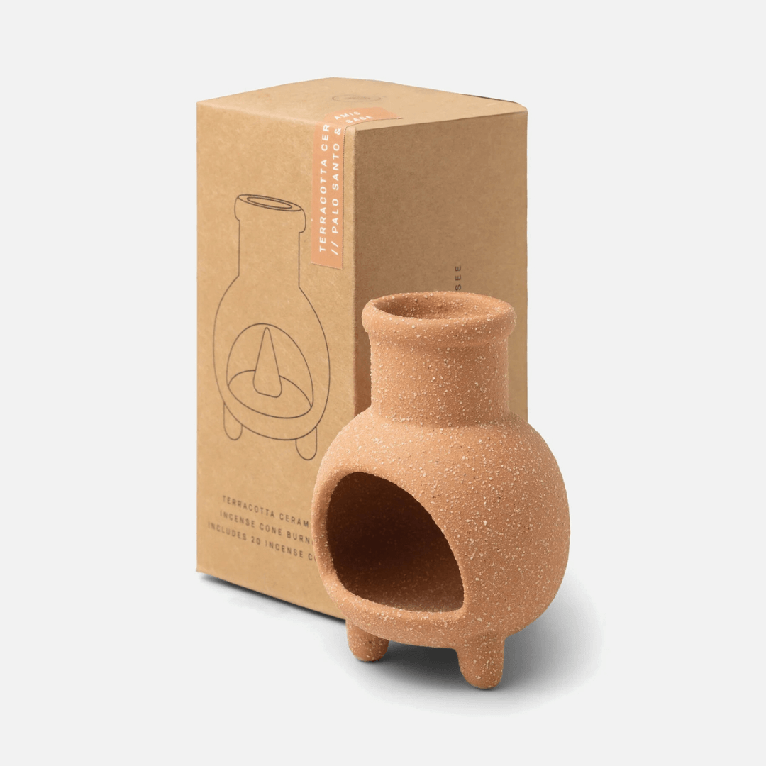 Chiminea Incense Holder with 20 Cones