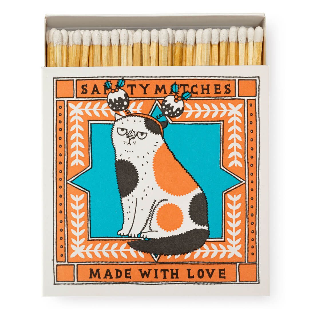 Christmas Cat Box of Matches